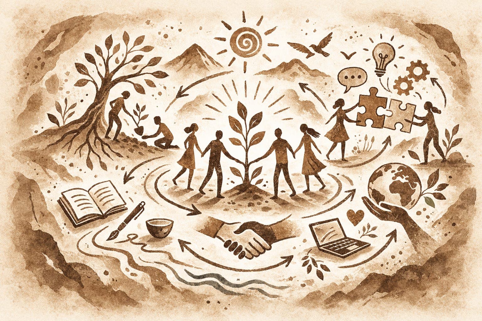 #32💡😌 Pinturas rupestres del emprendimiento